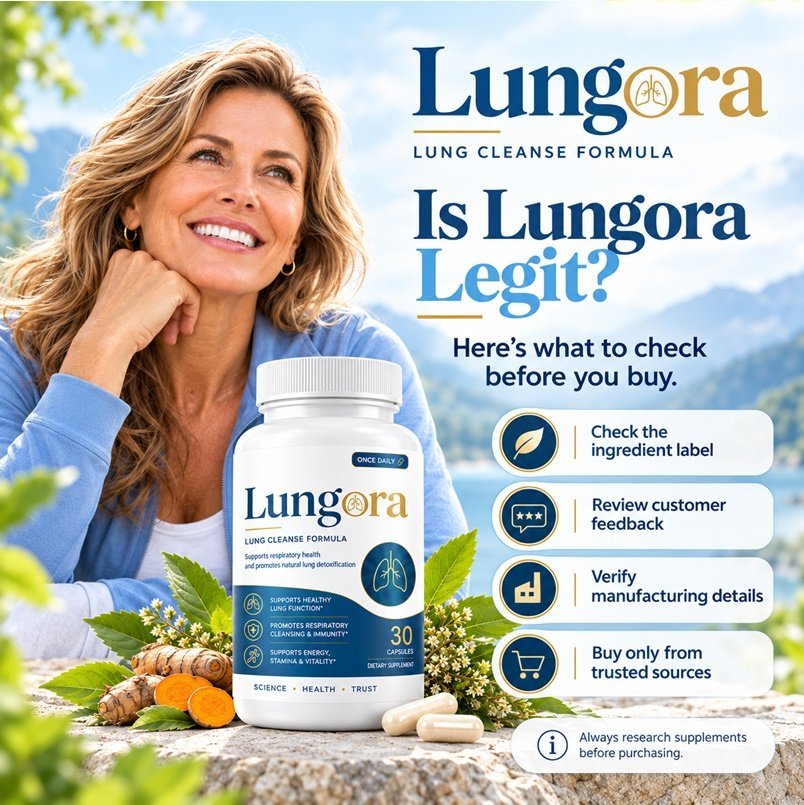 Lungora dietary supplement bottle