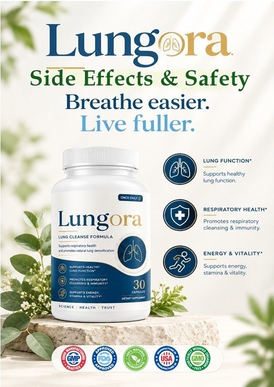 Lungora dietary supplement bottle